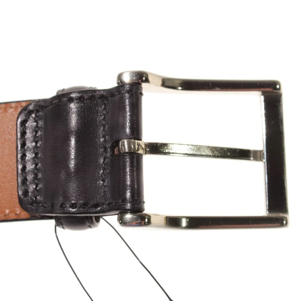 Magnanni NWT Classic Belt Size 38 US in Solid Gray Leather Made in Spain